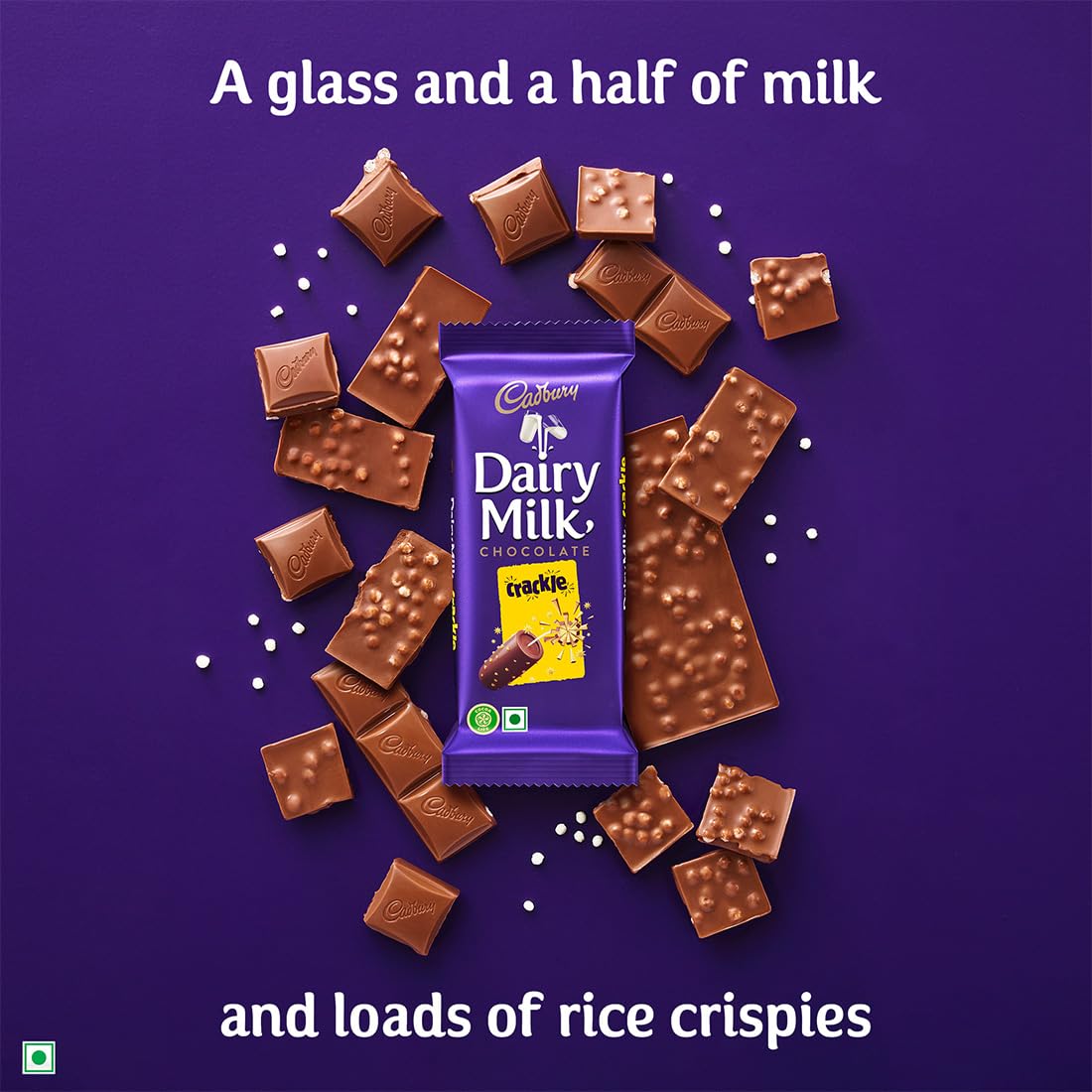 Dairy Milk Chocolate w/ Crackle | BiteDukan